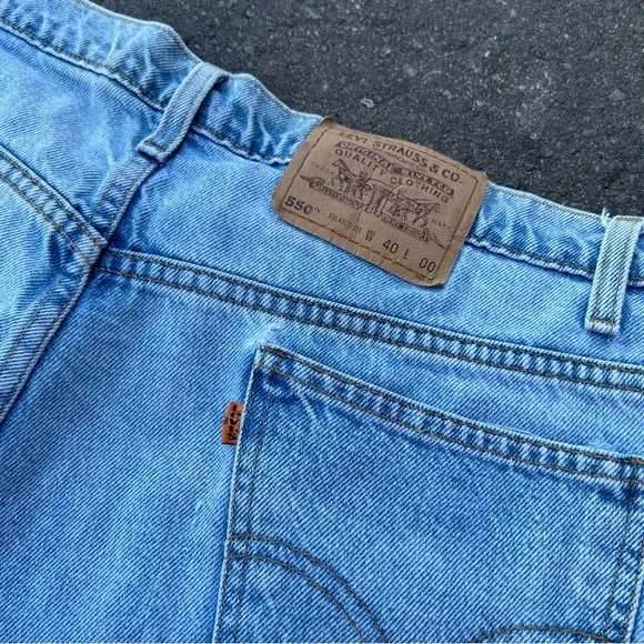 Vintage Levis 550 Orange Tab Jorts - Picture 2 of 6